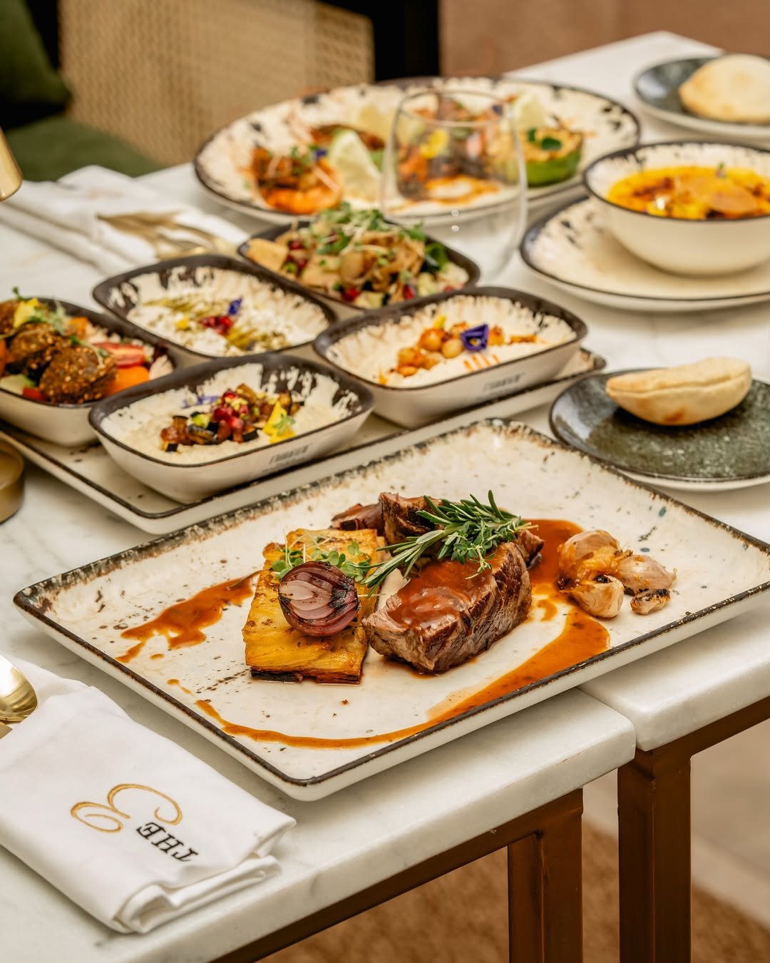 Une sélection de plats levantins au THE 3